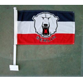 Premium Car Flag, Double Sided, Printed 3 Colors.